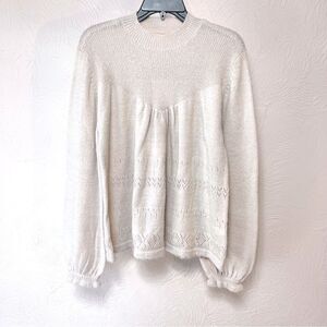 LC Lauren Conrad Basic Beige Sweater szL